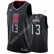 Maglie NBA Los Angeles Clippers 2019-20 Paul George 13# Nero Statement Edition Canotte Swingman..
